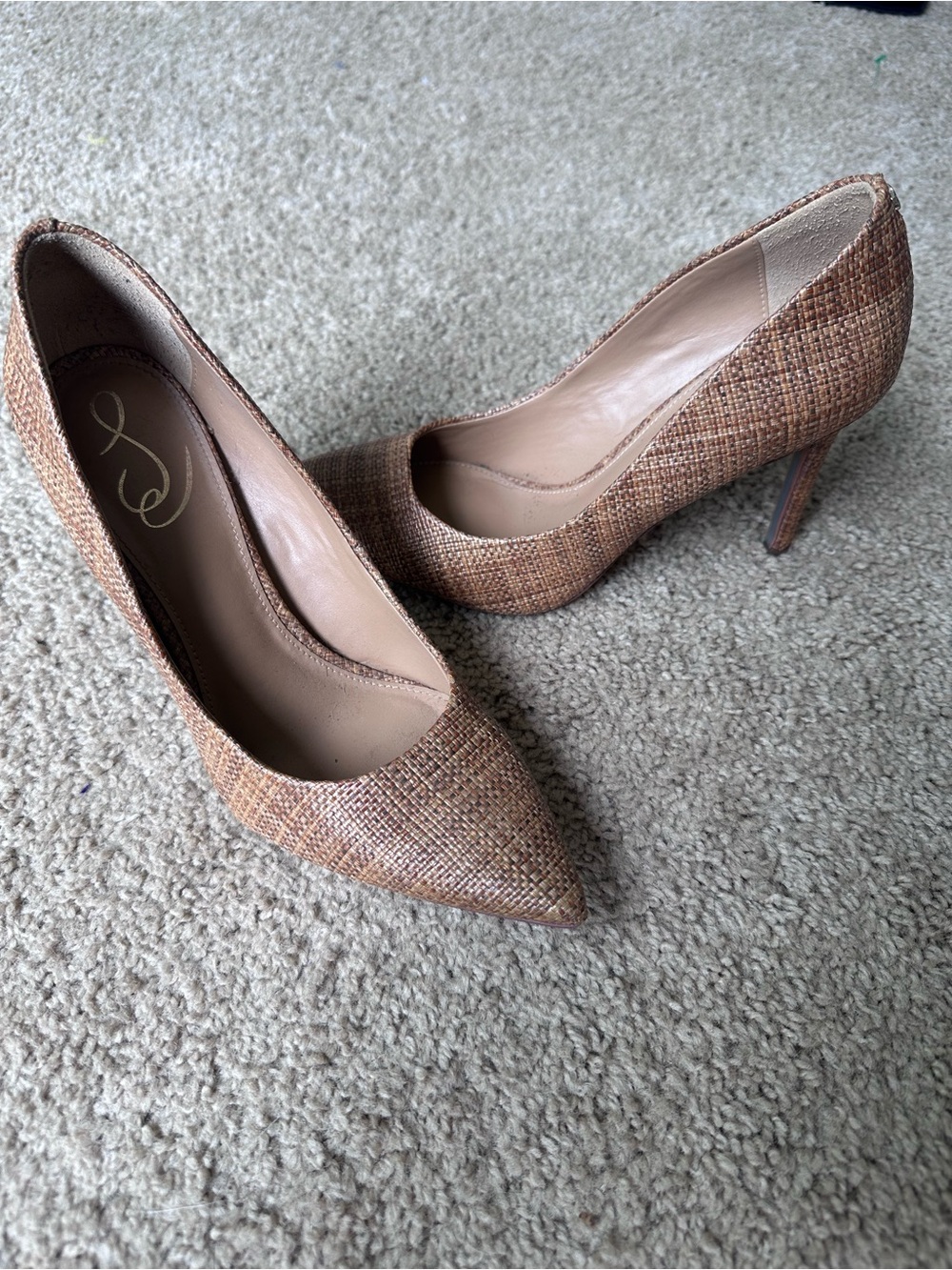 Sam Edelman Woven Pointed-Toe Pumps